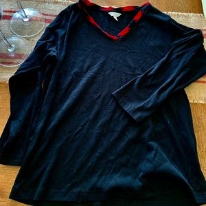 Charter Club Intimates XL pajama shirt women’s